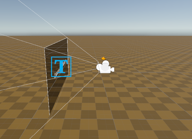Canvas Camera Space mode shown in scene view
