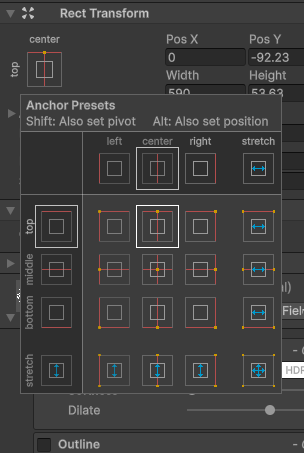 unity-recttransform-anchor-presets