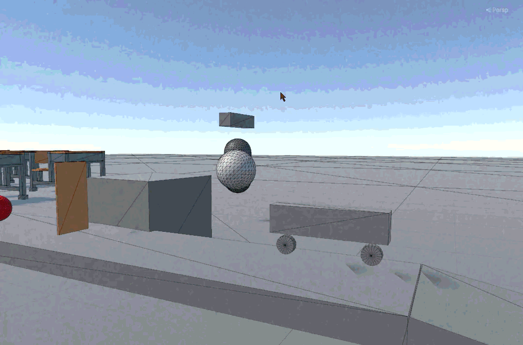 constant-force-ball-moving-hit-bike-with-force-to-move